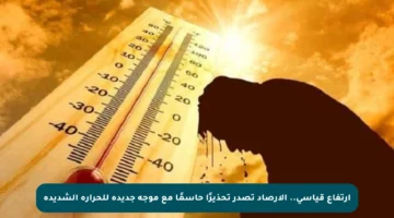 ارتفاع قياسي.. الأرصاد تصدر تحذيرًا حاسمًا مع موجة جديدة للحرارة الشديدة